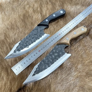 Couteau à désosser martelé forgé à la main AL avec étui en cuir 6.9 ''Viking Sharp BBQ couteau à trancher la viande Full Tang <span class=keywords><strong>Pro</strong></span> couteau <span class=keywords><strong>de</strong></span> <span class=keywords><strong>boucher</strong></span> - Product Image 2