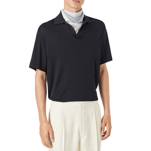 Tela de Punto Elástica de Spandex para Camisetas, Ideal para el Verano, Venta al por Mayor, Unisex, 210 g/m², Cuello en V, Sólida, Transpirable y Elástica - Product Image 1