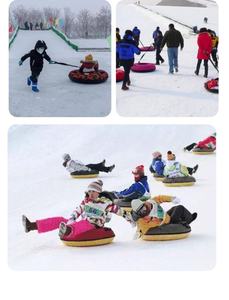 Arc-en-ciel Freestyle épaissi gonflable anneau sec PVC 80cm écologique étanche <span class=keywords><strong>Ski</strong></span> hiver pneu résistant à l'usure adultes enfants - Product Image 6