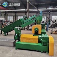 Granulés de plastique recyclé PP PE fabriqués par une machine de granulation de plastique, ligne de granulation de plastique à partir de déchets, matière première pour les tuyaux en plastique