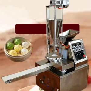 Máquina Automática para Hacer Bollos Rellenos al Vapor, de Acero Inoxidable de Grado Alimenticio, con Motor, para Dim Sum, Kebbe, Kibbeh, Xiaolongbao, Baozi, Momo - Product Image 1