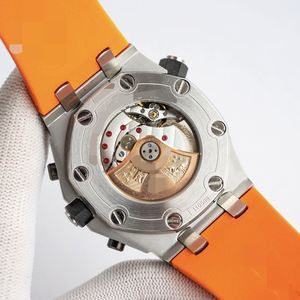 Reloj Deportivo Mecánico de Esqueleto para Hombre, Estilo Influencer, con Esfera de Agujas, Caja de Acero Inoxidable y Correa de Goma - Product Image 6