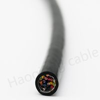 Câble de commande multi-conducteurs ultra-flexible en PVC avec gaine isolante PUR pour chaînes porte-câbles, idéal pour les applications de pont roulant et de palan – Fabrication OEM