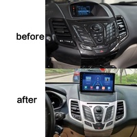 Radio automática de 9/10 pulgadas para Ford Fiesta 2009-2014 4 + 64G tarjeta SIM 4G 360 estéreo de coche Android panorámico con CarPlay EQ AM RDS CPU DSP