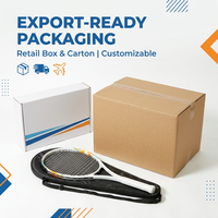 Raqueta de Tenis de Aluminio de Alta Calidad sin Vibraciones con Empuñadura de Aluminio para Sesiones Largas y Cómodas