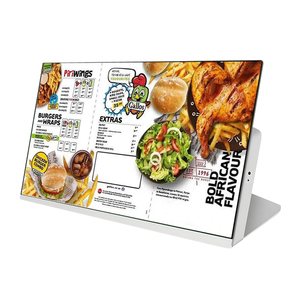 Display pubblicitario LCD da parete per interni con schermo Touch-Order per Monitor digitale con schermo per Menu per il Display del caffè del ristorante digitale - Product Image 1