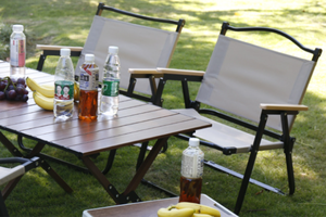 Chaises pliantes d'extérieur en acier, chaises de camping portables pliantes de type Kermit - Product Image 3