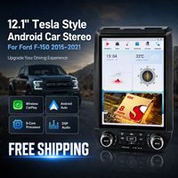 Autoradio avec écran DVD, GPS Android, DSP, Bluetooth, CarPlay, Qualcomm Snapdragon 665, compatible Ford F150 2015-2021