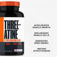 Créatine monohydrate pure à absorption optimale, comprimés à mâcher pour adultes, complément pré-entraînement, croissance musculaire, sport