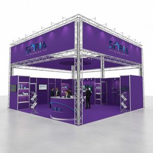 Toile de fond personnalisée Vogue Booth avec logo pour cabines photo et murs de fond de <span class=keywords><strong>stand</strong></span> d'exposition, idéale pour les salons et événements - Product Image 6
