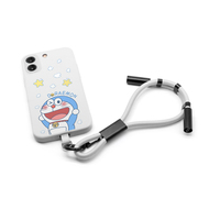 Cordon de téléphone anti-perte 2-en-1 en nylon tressé avec câble de données USB-C à charge rapide PD 60W, sangle de poignet et bandoulière, cadeau promotionnel avec logo OEM