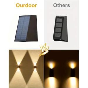 Aplique de Pared Solar para Exteriores, Luces Impermeables Montadas EN LA Pared, 1500mAh, IP65, 1/4 Uds. - Product Image 4