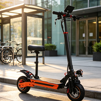 Trottinette Électrique Pliable Personnalisée de 10 Pouces pour Adultes avec Suspension Avant pour Trajets Urbains Quotidiens - BA001