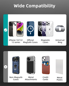 เครื่องชาร์จไร้สายระบบแม่เหล็กในรถยนต์ M1 15W ชาร์จเร็วระบบตรวจจับการจัดตำแหน่งอัตโนมัติเครื่องชาร์จไร้สายแบบแม่เหล็กสำหรับไอโฟนซีรีย์ - Product Image 6