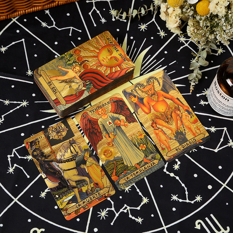 Cartas del Tarot: la edición bilingüe del diamante