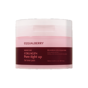 แผ่นเจลโทนเนอร์กระชับรูขุมขนคอลลาเจน eqqualberry สำหรับการดูแลผิว - Product Image 1