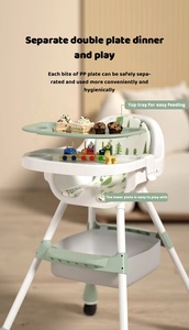 Autres articles pour bébés, nouveau design, siège rehausseur, chaise haute pour bébé 5 en 1, convertible en siège <span class=keywords><strong>3</strong></span> en 1, prix de la chaise haute pour bébé - Product Image 3