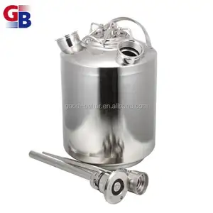 GB80101005 Thùng Làm Sạch Dây Bia Bằng Thép Không Gỉ 10L A Và S Keg Spear Bán Chạy 304 Thùng Làm Mát Bia