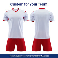 Maillot de football personnalisé pour enfants, sublimation, polyester, maille, avec logo et numéro, maillot de football pour jeunes, vente en gros OEM