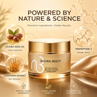 Crème Réparatrice Anti-Rides Avancée NB-1 Natural Beauty, Crème Liftante, Raffermit la Peau Relâchée, Améliore l'Élasticité, Anti-Âge, Nourrissante, Crème Visage Anti-Âge