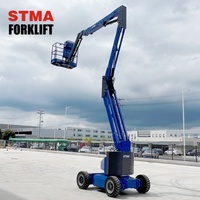 Plateformes élévatrices à ciseaux électriques STMA de 16 mètres (50 pieds) et 230 kg, télescopiques, pour entrepôts, travaux extérieurs et construction