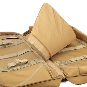 32-Zoll Taktische Doppel-Langwaffentasche für Stadtkampfeinsätze mit Abschließbarem Reißverschluss, Weich Gepolstert, Seitlicher Trageriemen im Rucksack-Stil - Product Image 3