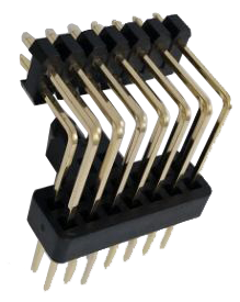 2.54Mm Pitch H2.5 2pin 18 Pin 100 Pin Ổ Cắm PCB Dual Row Thẳng Nam Nối Pin Tiêu Đề - Product Image 6