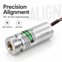 Module laser d'alignement de roues ZhonNa, boîtier métallique, diode filaire, positionnement industriel, pièces d'équipement laser pour machines-outils OEM