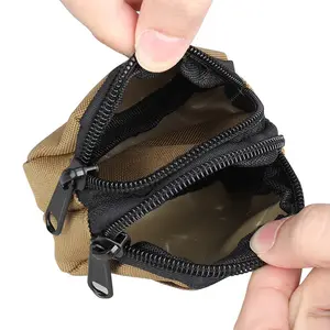 Multifunction Outdoor Storage Waist Small Walletkey Key Wallet Holder Mini Tactical EDC Pouch