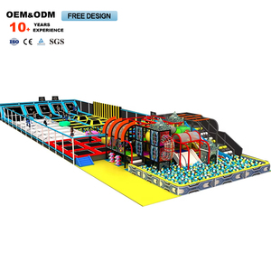 New Design Customise Commercial Amusement Park Indoor Full Setup Adults and Kids <b>Trampoline</b> Park Indoor - Product Image 1