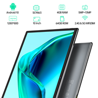 تابلت PRITOM L10 بشاشة 10.1 بوصة يعمل بنظام أندرويد 10، معالج ثماني النواة، اتصال 4G سريع، شريحتي اتصال، شاشة G+G، ذاكرة وصول عشوائي 3 جيجابايت، ذاكرة تخزين 32 جيجابايت، جهاز لوحي 2 في 1 بهيكل معدني كامل