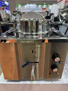 16L/22L Multifuncional Bajo <span class=keywords><strong>Precio</strong></span> Encimera Pollo Presión Eléctrica Pollo Broaster <span class=keywords><strong>Freidora</strong></span> a Presión en Venta - Product Image 3