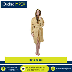 100% Cotton Unisex Bath <b>Robes</b> Soft and Quick Dry Waffle/Terry Design Customizable for Summer and Spring Seasons - Product Image 2