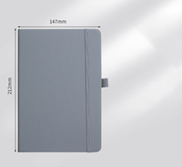 Carnet de notes, couverture rigide en cuir ligné, papier épais 100 g/m² avec poche intérieure pour écrire, prendre des notes, bureau, école