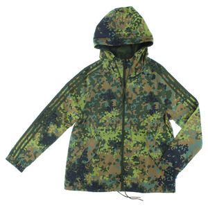 Chaqueta Cortavientos Impermeable de Camuflaje para Hombre Adidas, Talla XL, Poliéster, con Capucha, Corte Regular, para Todas las Temporadas - Product Image 4