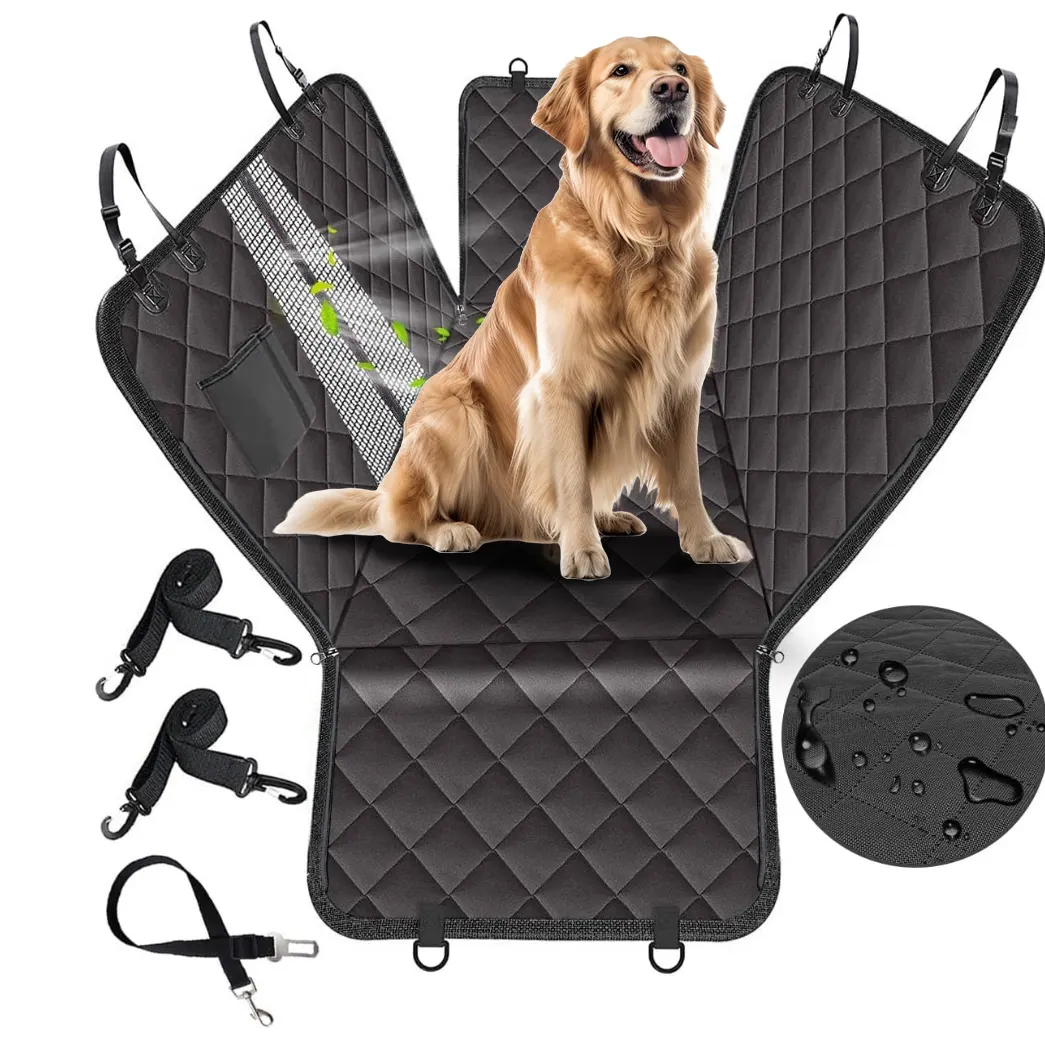 Tùy Chỉnh Vật Nuôi Có Thể Giặt Võng Lưới Không Thấm Nước Nonslip Pet Dog Seat Mat In Con Chó Cứng Dưới Pet Seat Bìa Trở Lại Xe Seat Bìa