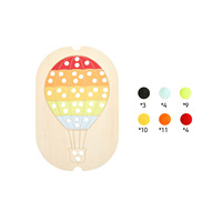 Table sensorielle pour enfants, éveil et éducation précoce, multifonctionnelle, cognition sensorielle, jeu de correspondance des couleurs et des tailles, table de jeu Montessori, tableau cognitif