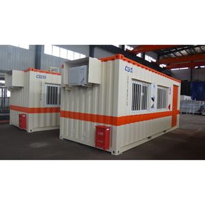 Conteneur de stockage de produits chimiques en acier peint, unité mobile de stockage de déchets dangereux à haut niveau de sécurité - Product Image 3
