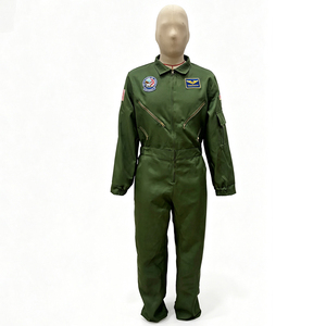 Disfraz de Piloto de <span class=keywords><strong>Top</strong></span> <span class=keywords><strong>Gun</strong></span> para Adultos, Traje de Piloto de Combate Verde Oliva con Parches, Disfraz de <span class=keywords><strong>Cosplay</strong></span> para Fiesta de Halloween - Product Image 2