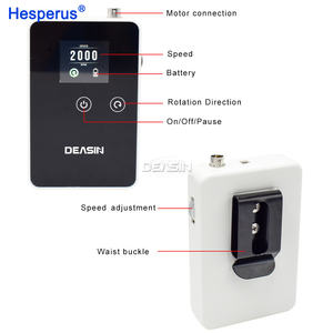 Equipo de laboratorio dental portátil: Micromotor sin escobillas de 35000 RPM, máquina de taladro para uñas, motor eléctrico tipo E para pieza de mano contra-ángulo - Product Image 3