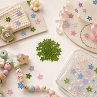 Paillettes étoiles en PVC PET lâches, taille 26 mm, multicolores, pour décorations de fête et de Noël, fournitures de bricolage pour adultes