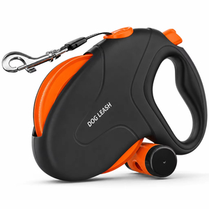 <span class=keywords><strong>Laisse</strong></span> <span class=keywords><strong>rétractable</strong></span> automatique pour animaux de compagnie avec bandes réfléchissantes, anti-emmêlement à 360°, commande à un bouton, en nylon durable et ABS, <span class=keywords><strong>laisse</strong></span> longue extensible pour <span class=keywords><strong>chien</strong></span> - Product Image 1