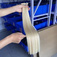 Extensions de cheveux humains vierges à kératine italienne, extensions de cheveux humains à kératine ombrée 100 % naturelle en gros