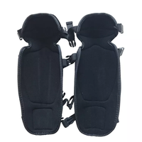 Protège-tibias élastiques réglables et robustes Genouillères Professionnelles Tactiques Extérieur Jardin Travail Sports Équipement de Protection Adultes
