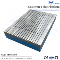 Table d'inspection polyvalente et durable en fonte, neuve, plateforme de soudage et d'assemblage, marque Hebei Weiyue