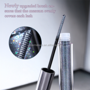 <span class=keywords><strong>Mascara</strong></span> à cils scintillant <span class=keywords><strong>de</strong></span> luxe argenté rose, hautement pigmenté, avec logo personnalisé, effet duo-chrome, best-seller - Product Image 4