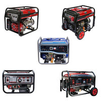100% Kupferdraht-Motor 2000W 2800W 5kW 5000W 6,5kW 7,5kW 8kW Benzin-Stromerzeuger Tragbarer Leiser Benzin-Generator für Zuhause