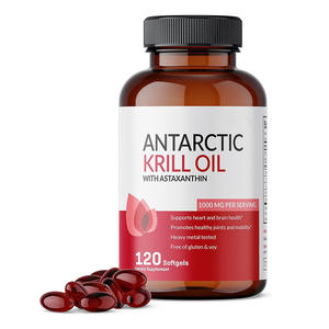 Antarktika krill yağı 1000mg astaksantin fosfolipitler 100% saf yüksek kaliteli kril yağı yumuşak kapsüller - Product Image 2