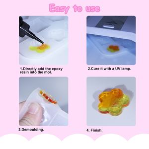 TIMESRUI vendita calda 12-colore ultravioletto epossidico trasparente, inodore e basso restringimento per la decorazione artigianale per la creazione di gioielli - Product Image 3