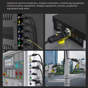 LP16 RJ45 nhựa thông tư không thấm nước hàng không kết nối mặt bích gắn kết tín hiệu RJ45 kết nối không thấm nước - Product Image 5